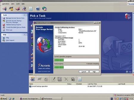 acronis true image workstation 9.1 windows 7