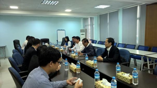 The meeting between Hyperlogy, other Vietnamese IT enterprises and Myanmar Computer Federation (MCF)