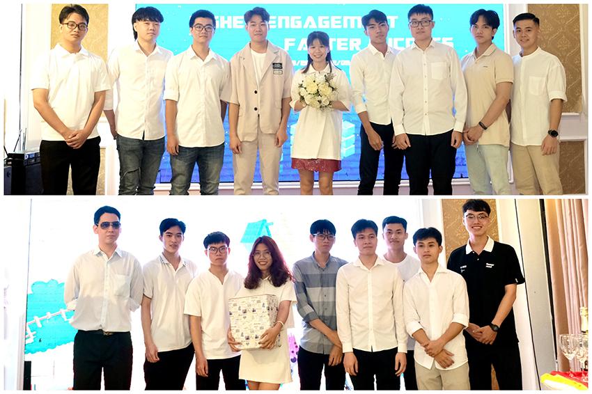 Trao giải thưởng cho hai đội
