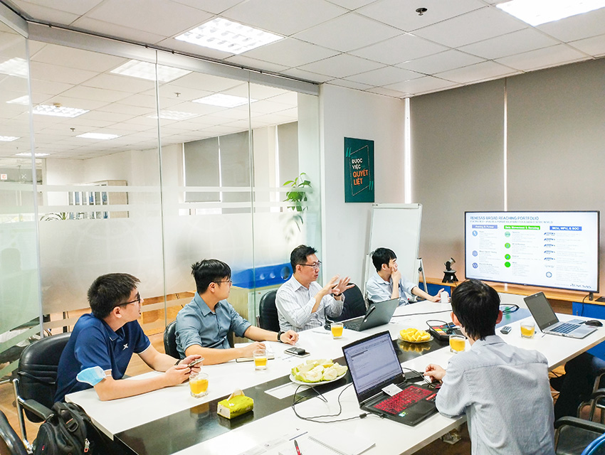 The exchange of cooperation and development between Hyperlogy, Renesas and WT took place extremely excitingly