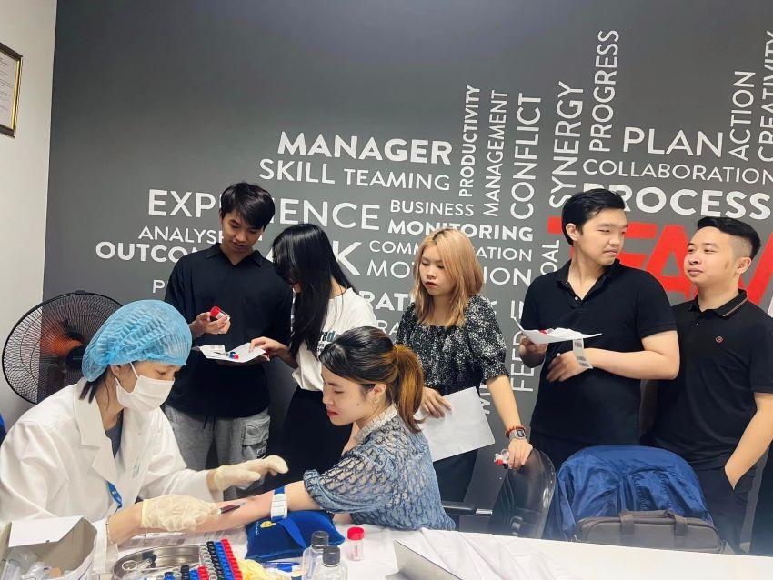 Hyperlogy luôn quan tâm tới sức khỏe của các CBNV công ty