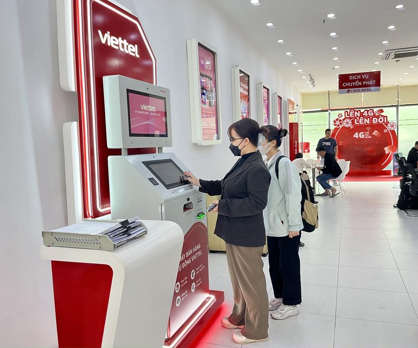 Smart Telco Kiosk dành riêng cho Viettel Telecom do Hyperlogy phát triển