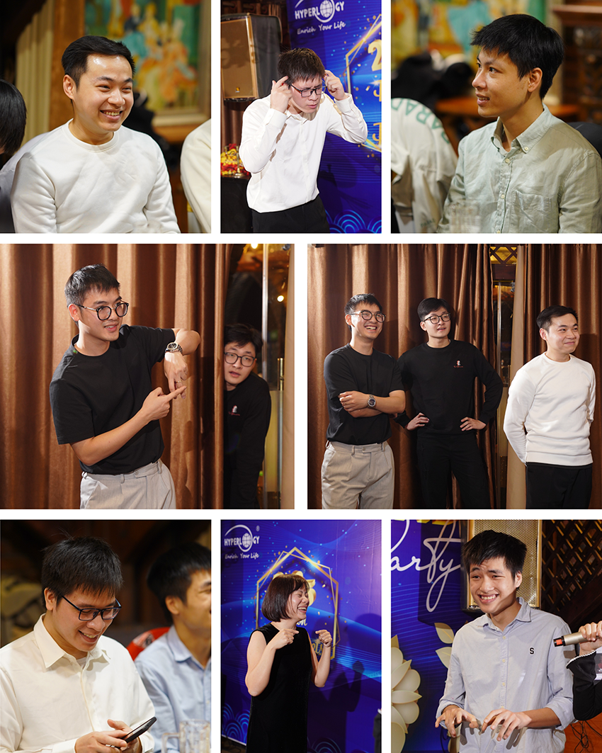 Với những điệu bộ hài hước, các nhóm đã chinh phục trái tim khán giả