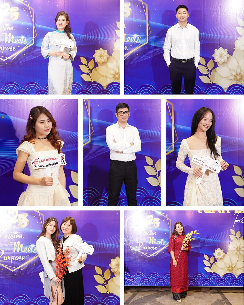 Anh chị em vui vẻ và hào hứng trước buổi tiệc