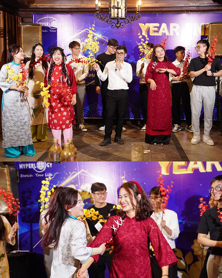 Không khí vui nhộn rộn ràng với tiết mục hát chào xuân Ất Tỵ 2025