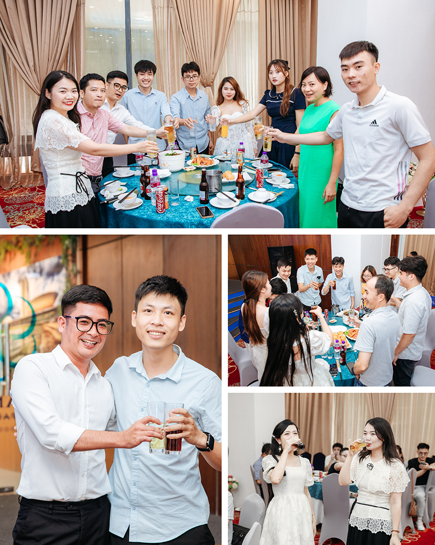 Tiếng cười, những cái cụng ly rộn ràng – lan tỏa tinh thần đoàn kết và khí thế bứt phá