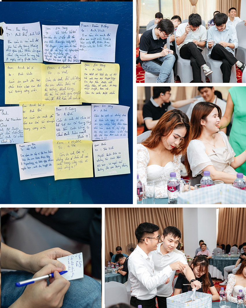 Những tấm giấy nhỏ gửi gắm lời cảm ơn lớn – lan tỏa sự chân thành và gắn kết tập thể