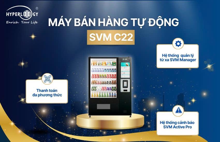 Máy bán hàng tự động SVM C22 của Hyperlogy được vinh danh tại Top nghiệp 4.0 Việt Nam 2025