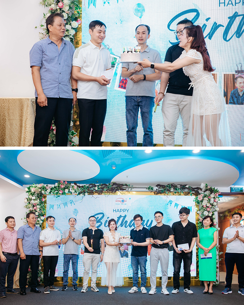 Cùng thổi nến và chúc mừng các CBNV có sinh nhật ở Quý I