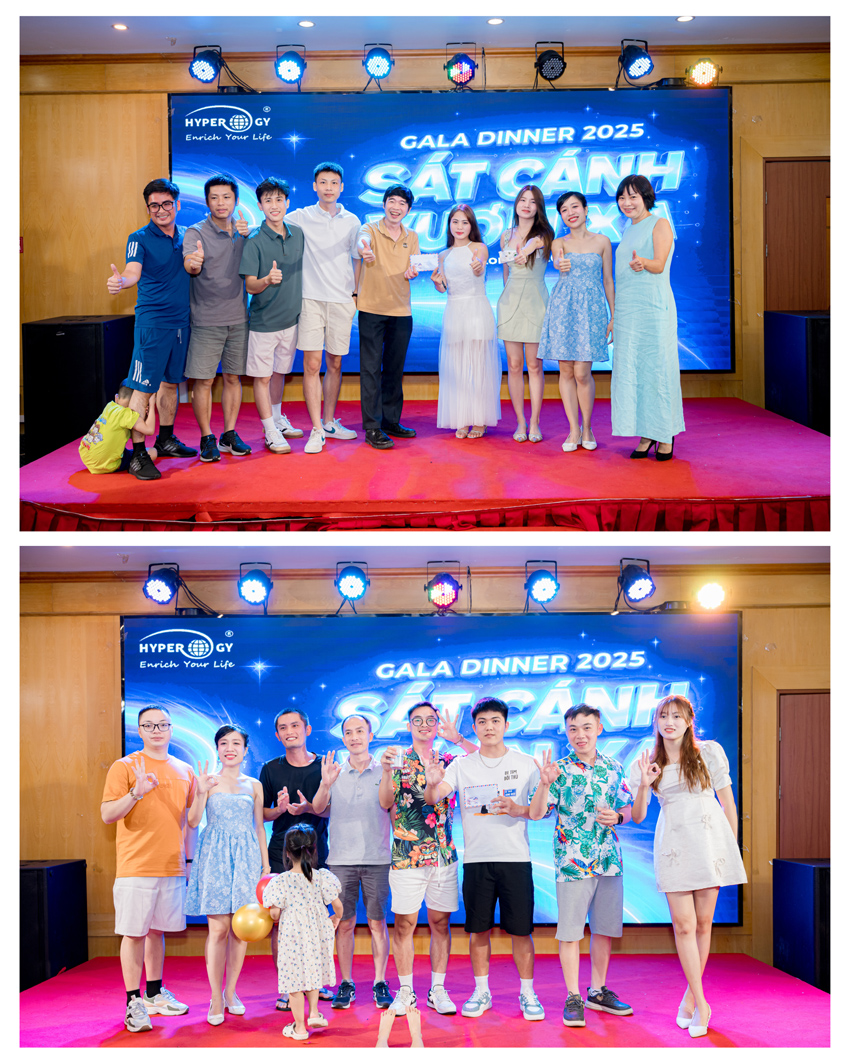 Vinh danh những cá nhân xuất sắc nhất! Xin chúc mừng các bạn đã cống hiến hết mình, đóng góp vào sự thành công chung của công ty!